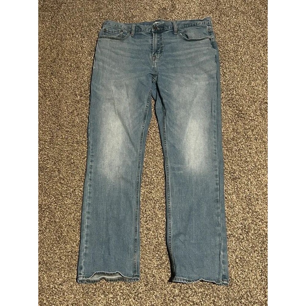 Old navy straight washed jeans